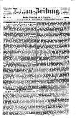 Donau-Zeitung Donnerstag 3. Dezember 1868