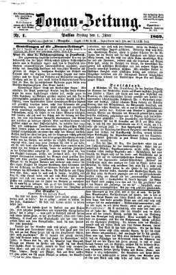 Donau-Zeitung Freitag 1. Januar 1869