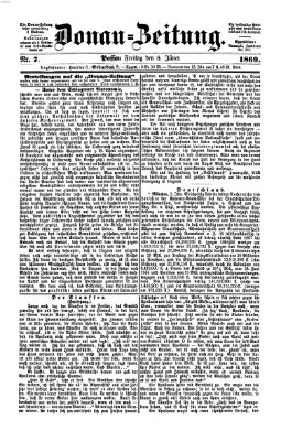 Donau-Zeitung Freitag 8. Januar 1869