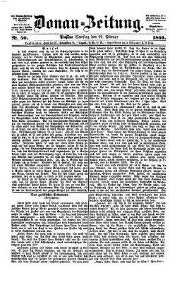 Donau-Zeitung Samstag 27. Februar 1869