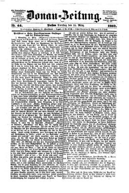 Donau-Zeitung Dienstag 16. März 1869