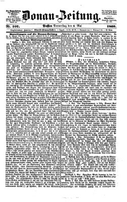 Donau-Zeitung Donnerstag 6. Mai 1869