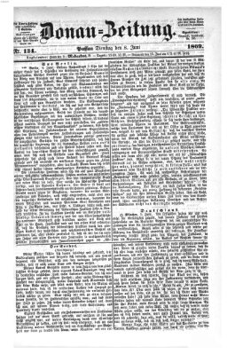 Donau-Zeitung Dienstag 8. Juni 1869