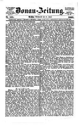 Donau-Zeitung Mittwoch 9. Juni 1869