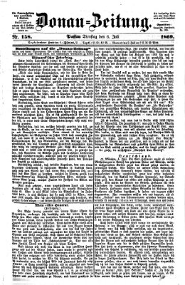 Donau-Zeitung Dienstag 6. Juli 1869