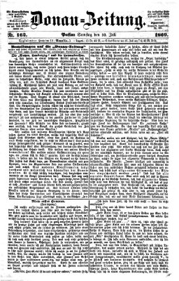 Donau-Zeitung Samstag 10. Juli 1869