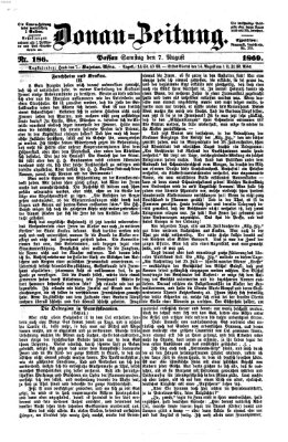 Donau-Zeitung Samstag 7. August 1869