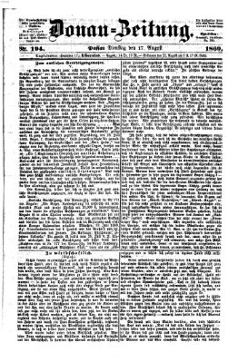 Donau-Zeitung Dienstag 17. August 1869