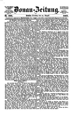 Donau-Zeitung Dienstag 24. August 1869