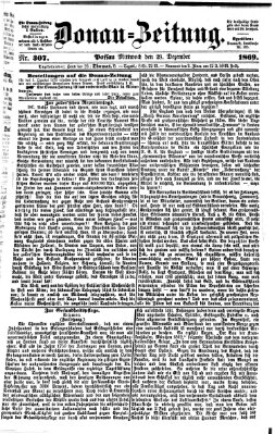 Donau-Zeitung Mittwoch 29. Dezember 1869