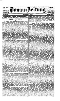 Donau-Zeitung Dienstag 1. März 1870