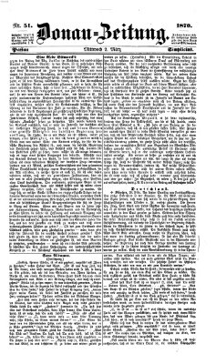 Donau-Zeitung Mittwoch 2. März 1870