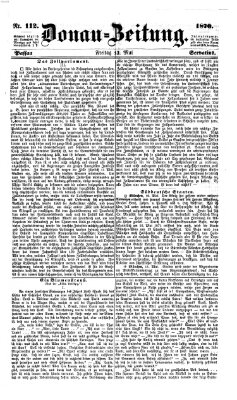 Donau-Zeitung Freitag 13. Mai 1870