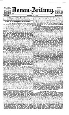 Donau-Zeitung Dienstag 5. Juli 1870