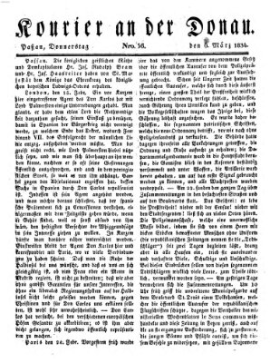 Kourier an der Donau (Donau-Zeitung) Donnerstag 6. März 1834