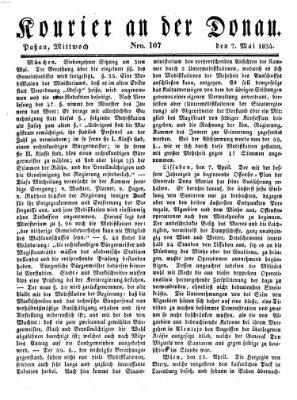 Kourier an der Donau (Donau-Zeitung) Mittwoch 7. Mai 1834