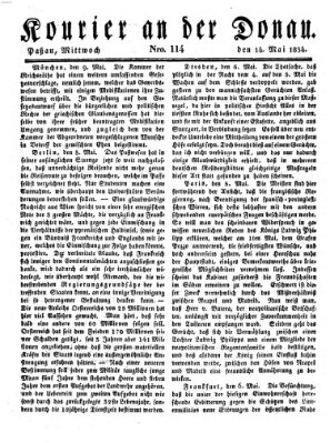 Kourier an der Donau (Donau-Zeitung) Mittwoch 14. Mai 1834