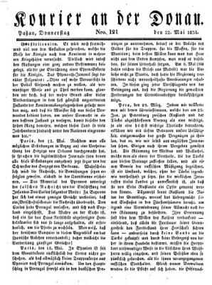 Kourier an der Donau (Donau-Zeitung) Donnerstag 22. Mai 1834