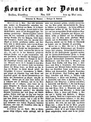 Kourier an der Donau (Donau-Zeitung) Dienstag 19. Mai 1835