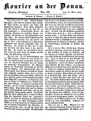 Kourier an der Donau (Donau-Zeitung) Samstag 23. Mai 1835