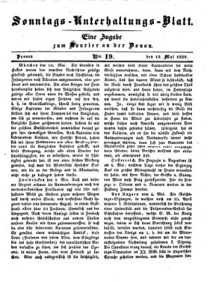 Kourier an der Donau (Donau-Zeitung) Sonntag 15. Mai 1836