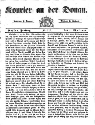 Kourier an der Donau (Donau-Zeitung) Freitag 11. Mai 1838