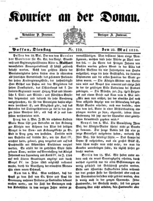 Kourier an der Donau (Donau-Zeitung) Dienstag 22. Mai 1838