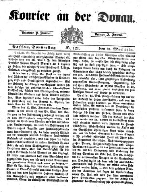 Kourier an der Donau (Donau-Zeitung) Donnerstag 24. Mai 1838