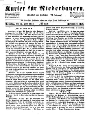 Kurier für Niederbayern Sonntag 12. Juni 1853