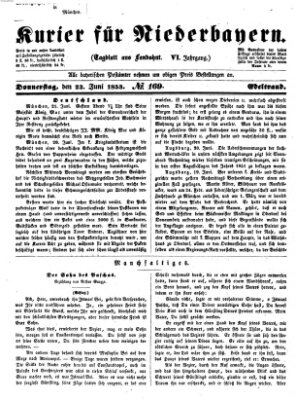 Kurier für Niederbayern Donnerstag 23. Juni 1853