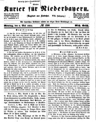 Kurier für Niederbayern Montag 8. Mai 1854