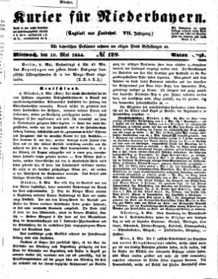 Kurier für Niederbayern Mittwoch 10. Mai 1854