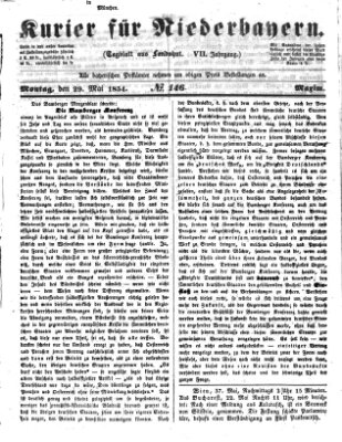 Kurier für Niederbayern Montag 29. Mai 1854