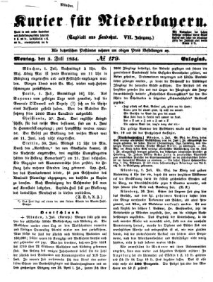 Kurier für Niederbayern Montag 3. Juli 1854