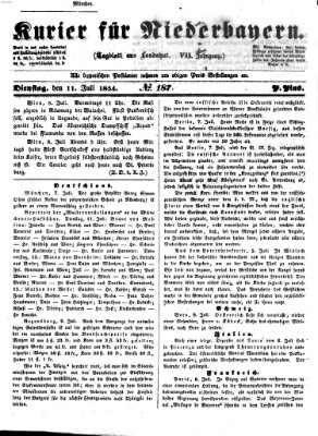 Kurier für Niederbayern Dienstag 11. Juli 1854