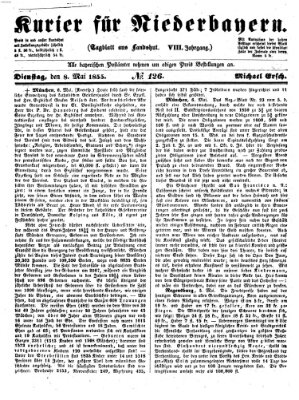 Kurier für Niederbayern Dienstag 8. Mai 1855