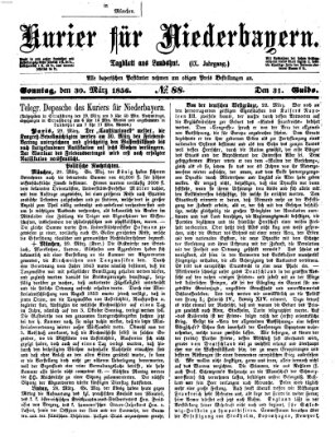 Kurier für Niederbayern Sonntag 30. März 1856