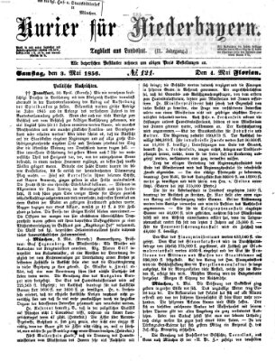 Kurier für Niederbayern Samstag 3. Mai 1856