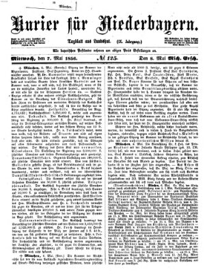 Kurier für Niederbayern Mittwoch 7. Mai 1856