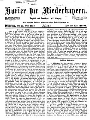 Kurier für Niederbayern Mittwoch 28. Mai 1856