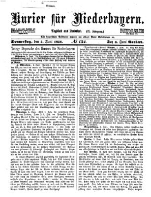 Kurier für Niederbayern Donnerstag 5. Juni 1856