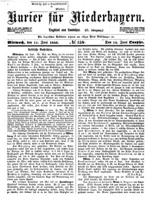 Kurier für Niederbayern Mittwoch 11. Juni 1856