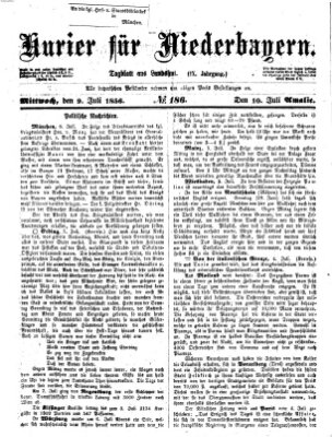 Kurier für Niederbayern Mittwoch 9. Juli 1856