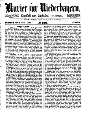 Kurier für Niederbayern Mittwoch 4. Mai 1859