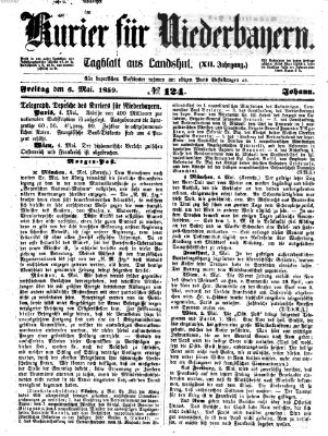 Kurier für Niederbayern Freitag 6. Mai 1859