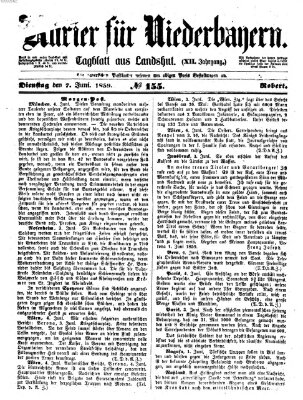 Kurier für Niederbayern Dienstag 7. Juni 1859