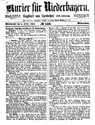 Kurier für Niederbayern Mittwoch 8. Juni 1859