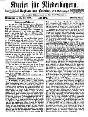 Kurier für Niederbayern Mittwoch 29. Juni 1859