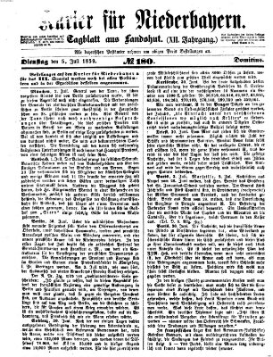 Kurier für Niederbayern Dienstag 5. Juli 1859