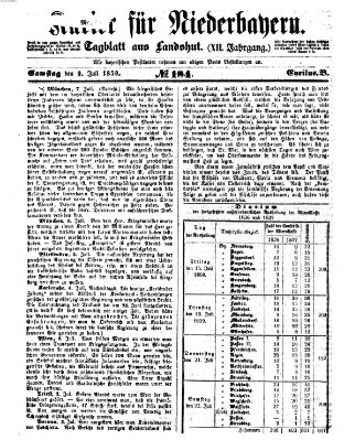 Kurier für Niederbayern Samstag 9. Juli 1859